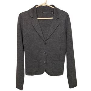 Valerie Stevens grey blazer cardigan size L